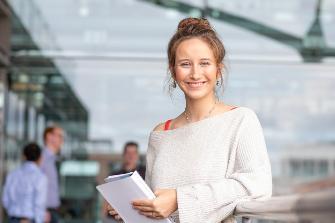 
Porträt einer jungen Studentin